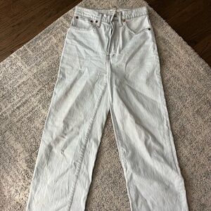 Madewell High Rise Women Jeans in Light Blue